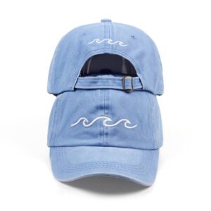 Sea Wave Hat Blue