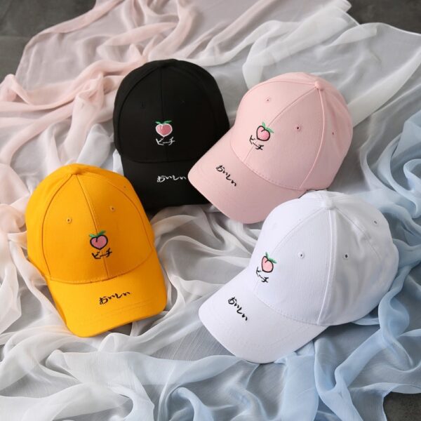 peach emoji hat