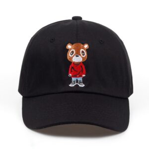 Kanye West Bear Dad Hat Black