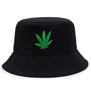 Weed Bucket Hat Black 1