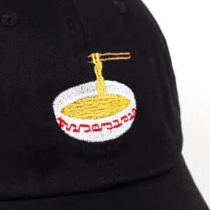 Noodles Embroidery Hat