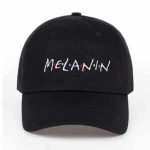 MELANIN Embroidery Hat Black