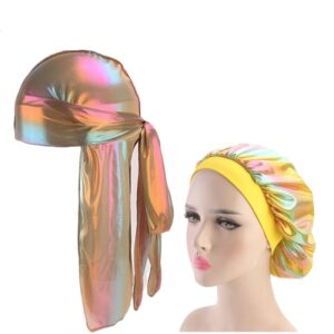 Silky Bonnet Cap Golden