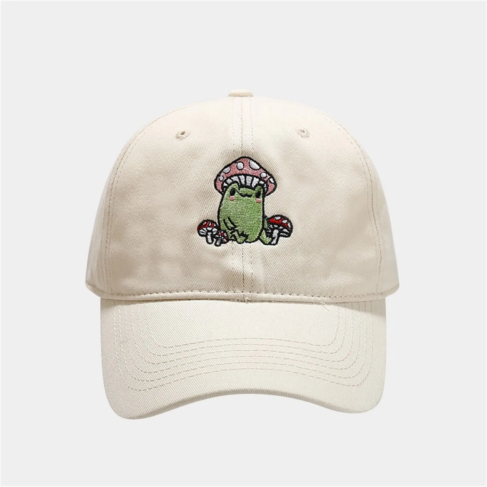 Frog With Mushroom Hat