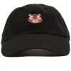 Bear Embroidery hat Kanye Bear College Dropout Bear Black dad hat