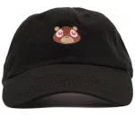 Bear Embroidery hat Kanye Bear College Dropout Bear Black dad hat