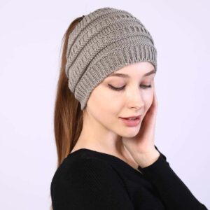 Beanie With Ponytail Hole: Discover Fashion